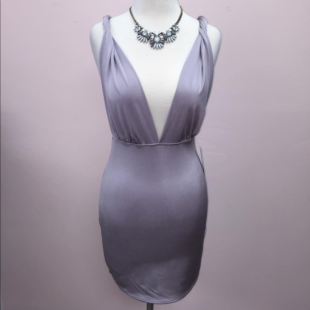 Purple tight tress with fun straps!